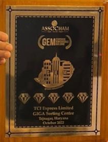 GEM Certified Green Building Award For TCI GIGA Sorting Centre (1)